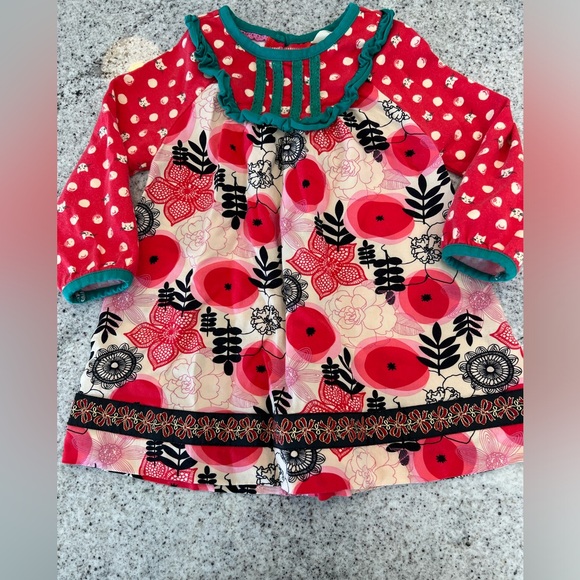 Matilda Jane Dress and bloomers Christmas Holiday 12-18 months - Picture 3 of 8